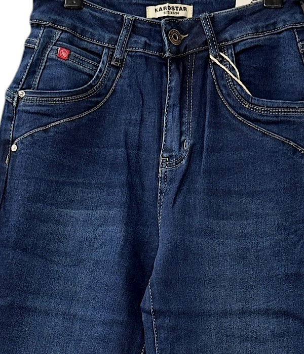 KAROSTAR 2621 jeans, mørk denim