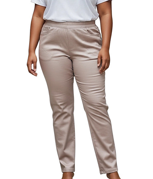8002 Else bukser, beige brun
