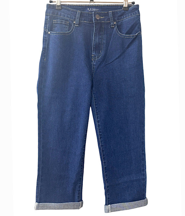 B.S. 5308 knickers i mørk denim til damer