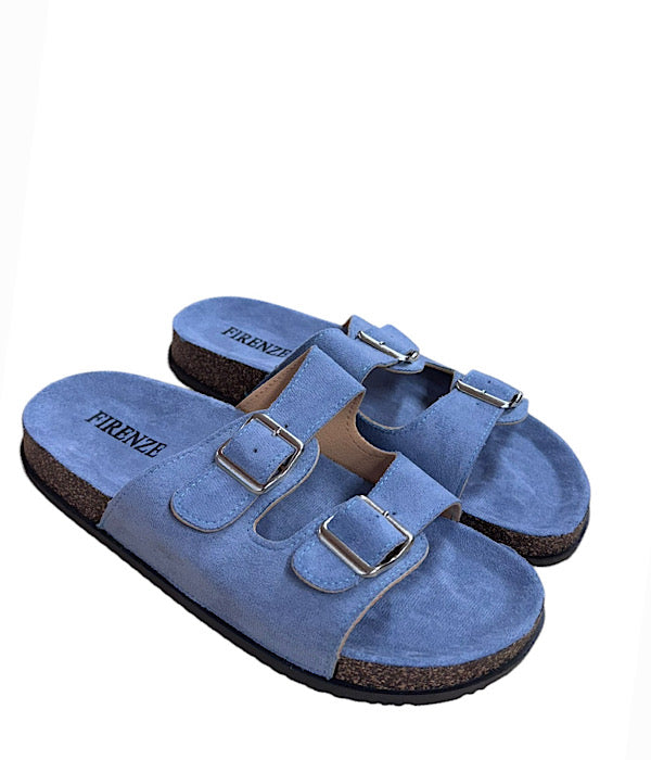 0518A Rem sandal, blå