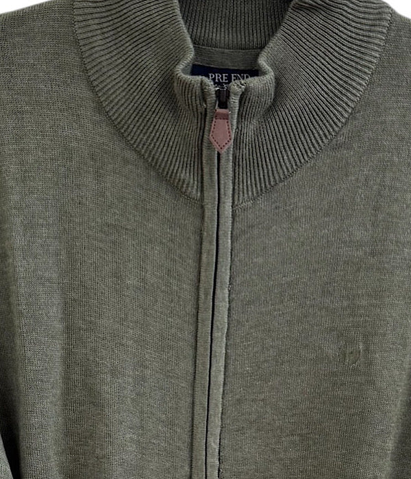 Malcom strikket cardigan army mix