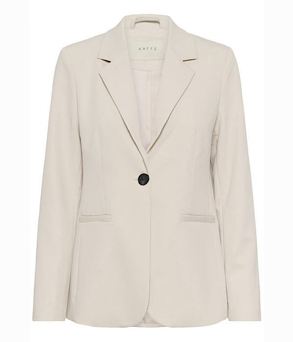 KAFFE KASakura blazer i lys beige