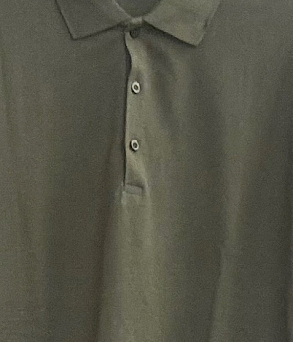 Helen 199 polo blouse med korte ærmer i khaki