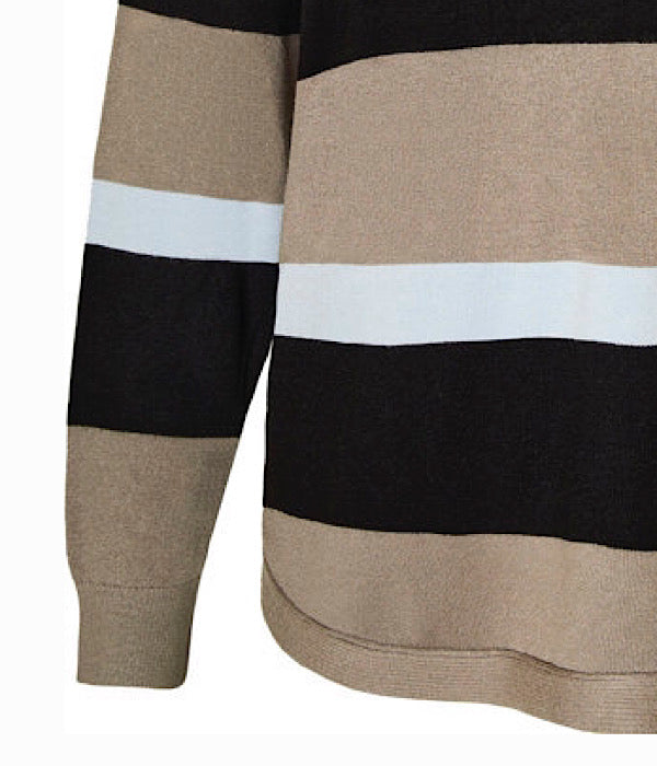 Cassiopeia Luline strik bluse stribet