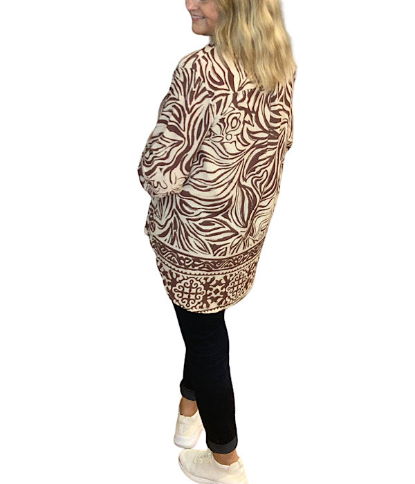 Mai tunic, brown