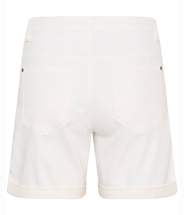 KAFFE Zelina shorts i hvid