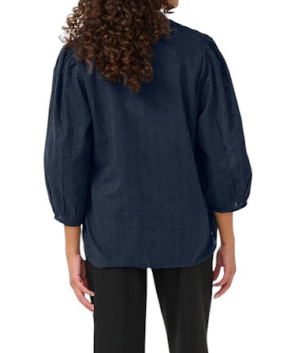 KAjollia bluse ensfarvet