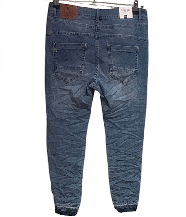 KA 2504 jeans, denim med knapper