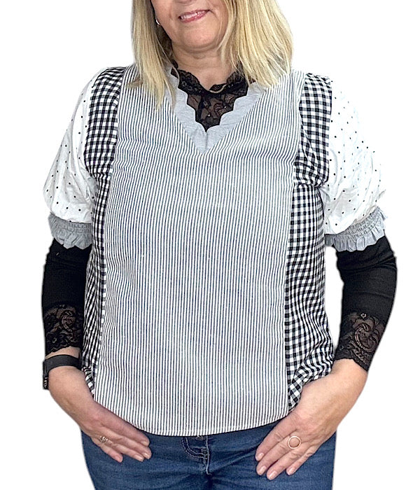 Anna bluse fra mærket Ofelia til kvinder