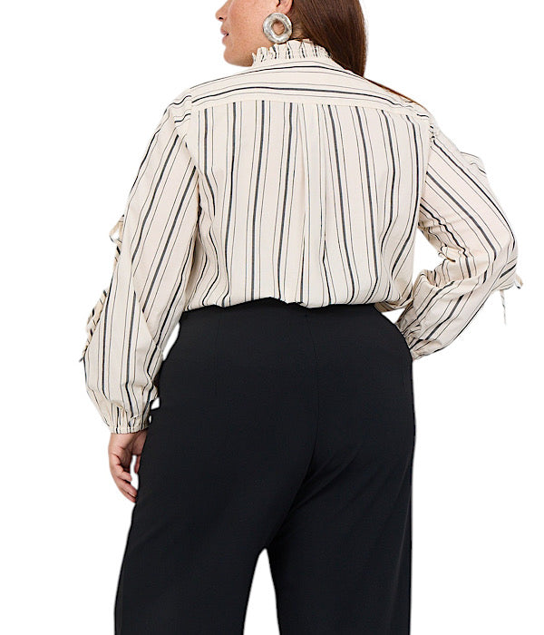 Wasabi Ashley 2 skjorte stribet