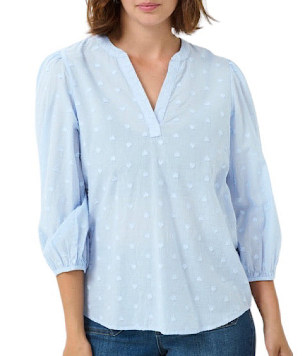 KAjollia bluse ensfarvet