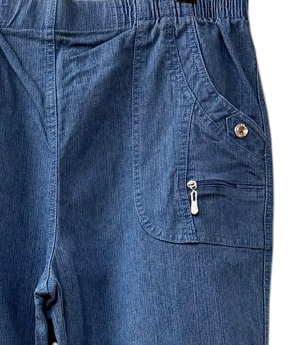 JST 8822 denim jeans, mellem blå