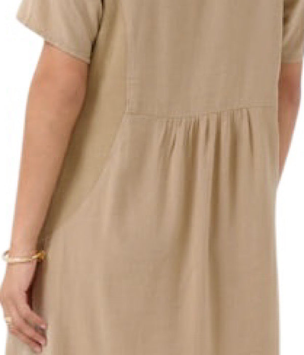 KAmilia linned kjole