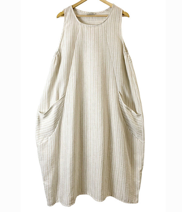 Ida kjole med striber