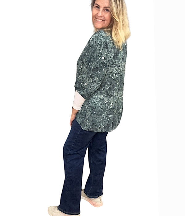 9617 Bluse med skørt, p15 combi