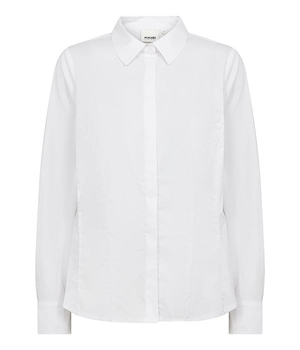 Wasabi Saga 34 skjorte, hvid