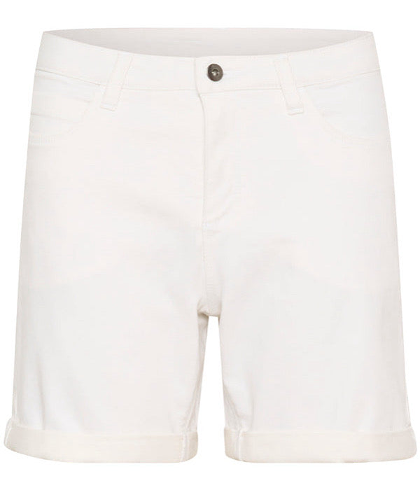 KAFFE Zelina shorts i hvid