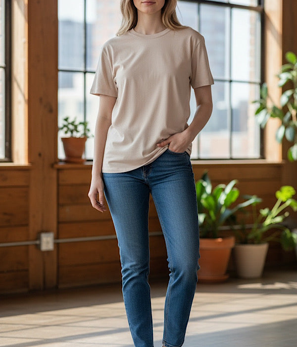 MXO 31530 T-shirt i beige
