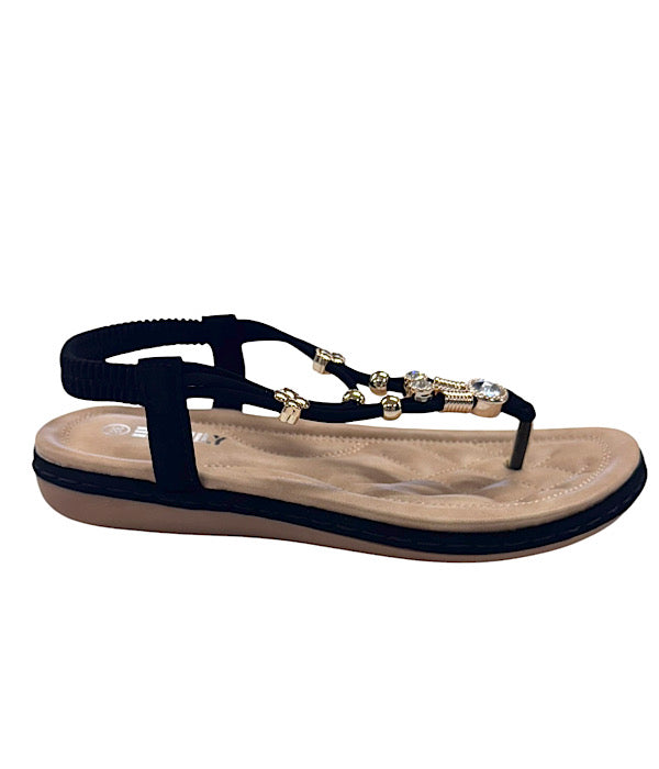 D381 Tåsandal med pynt