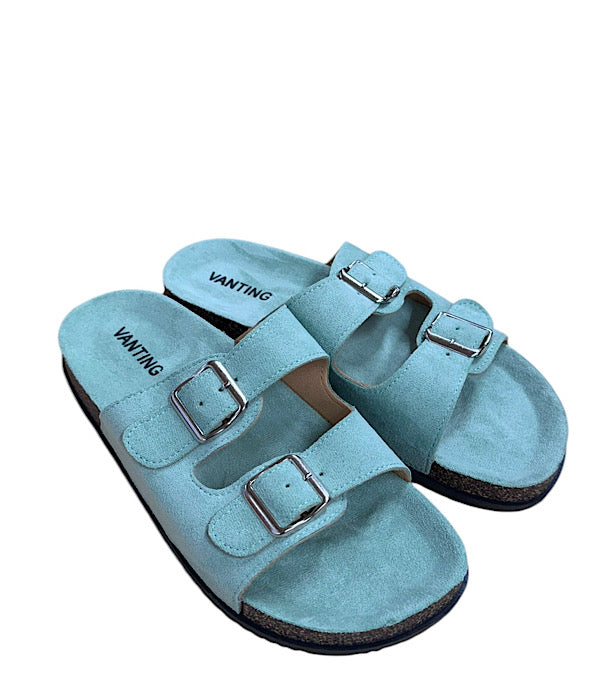 0518A Rem sandal, mint grøn
