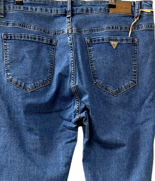 6614 B.S. jeans denim, medium blue