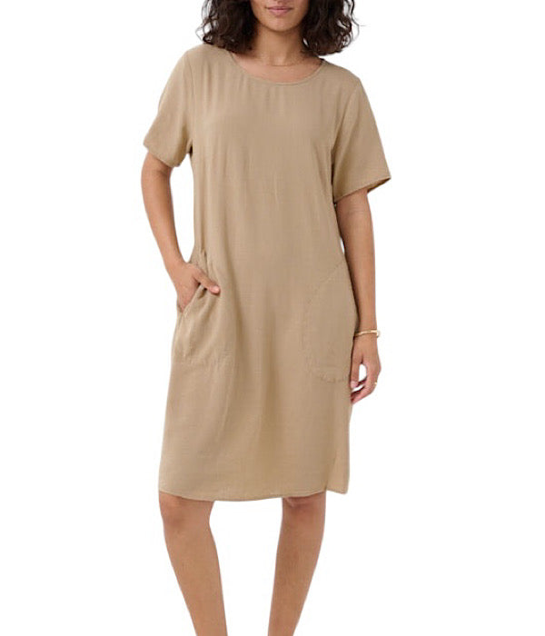 KAmilia linned kjole