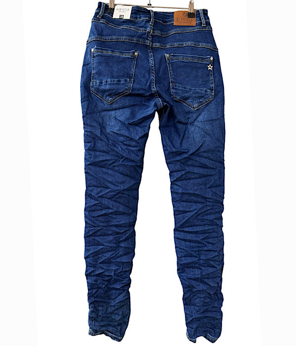 KA 2651 jeans, denim med knapper