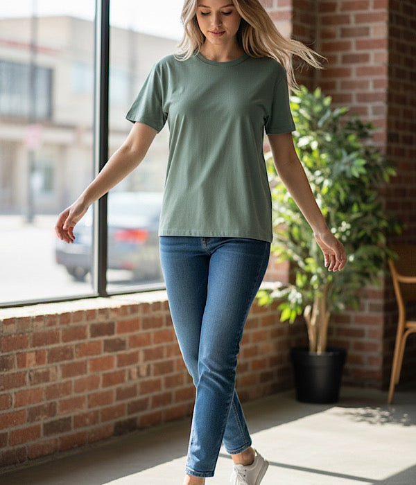 MXO 31530 T-shirt i oliven