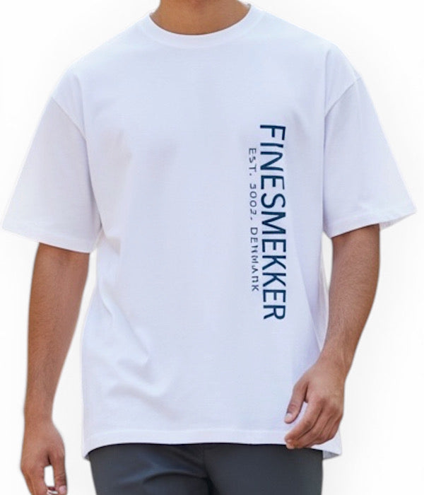 FINESMEKKER Ferdie herre t-shirt i hvid