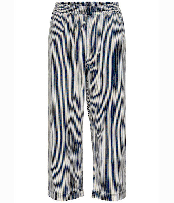 KAnaya stribede brede stumpede bukser