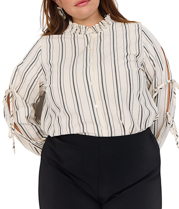 Wasabi Ashley 2 skjorte stribet