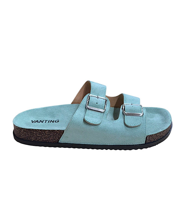 0518A Rem sandal, mint grøn