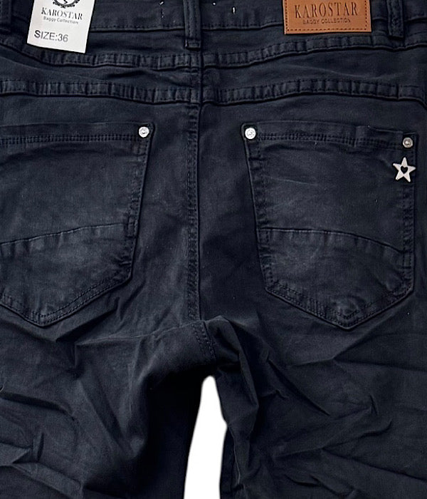 KAROSTAR 2799 jeans i sort