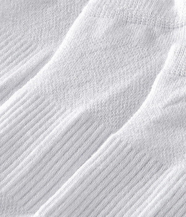 Bamboo sports sneakers sokker 3-pak, hvid