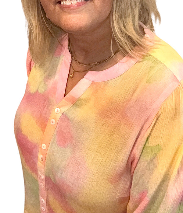 9617 Bluse med skørt, p10 rosa combi