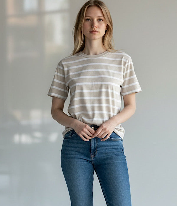 MXO 31543 stribet t-shirt