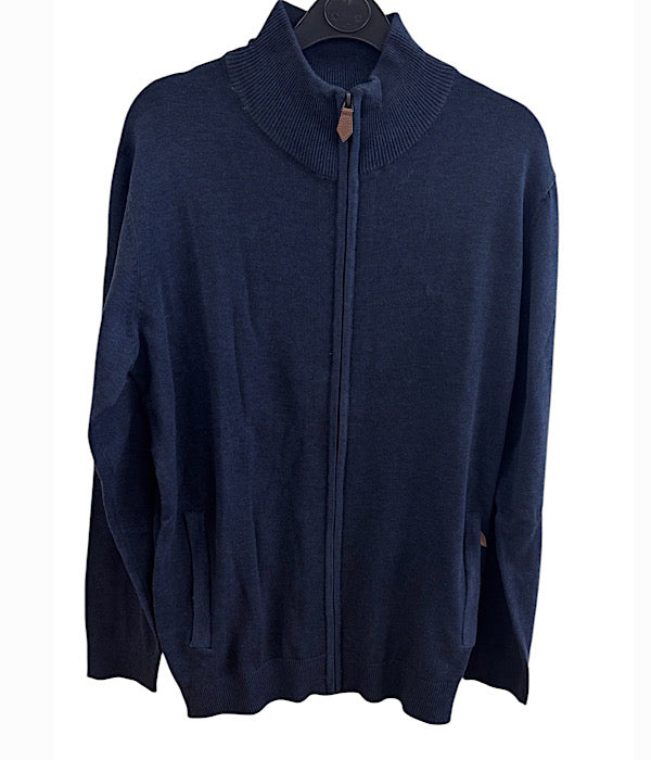 Malcom strikket cardigan navy mix