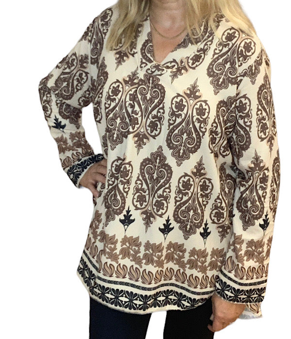 Mille tunic, beige