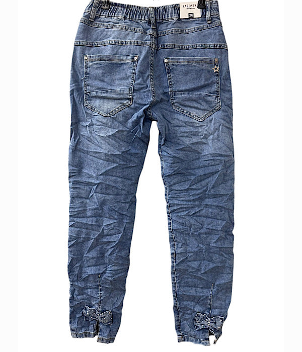 KA 2518 jeans, m/sløjfe