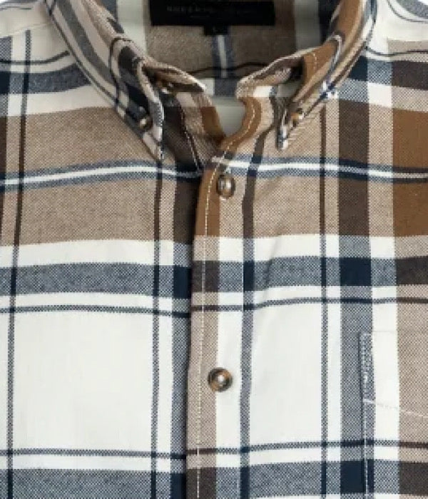 Sten flannel skjorte