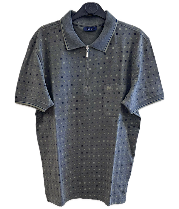 Maverick polo bluse med lynlås