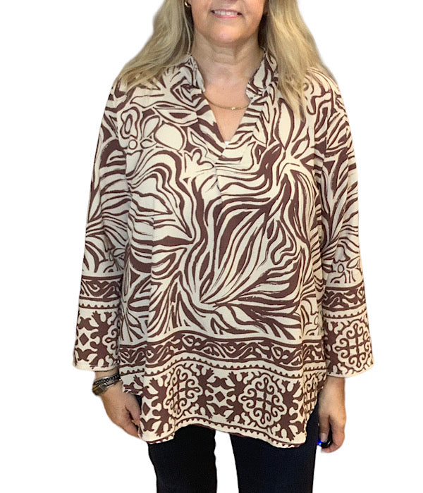 Mai tunic, brown