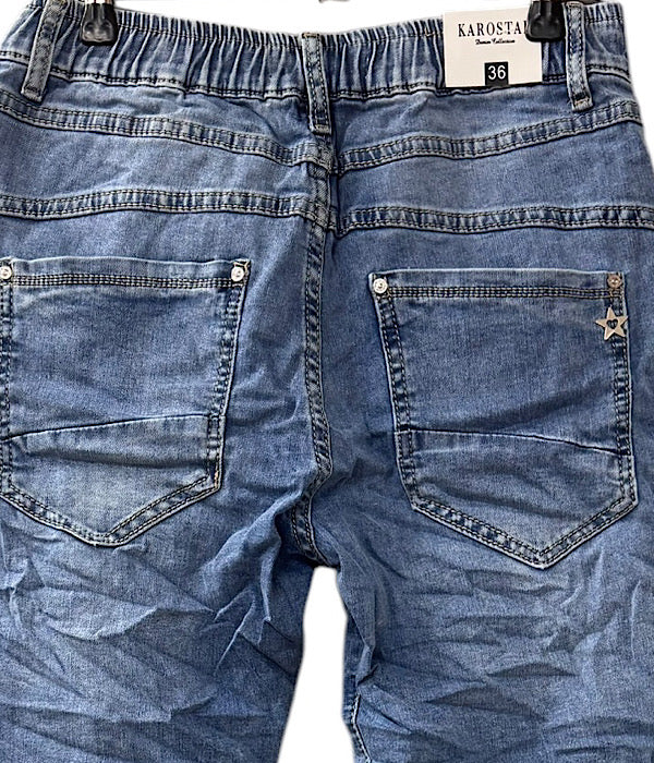 KA 2518 jeans, m/sløjfe