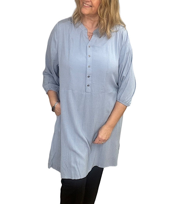Janne tunic, dusty blue