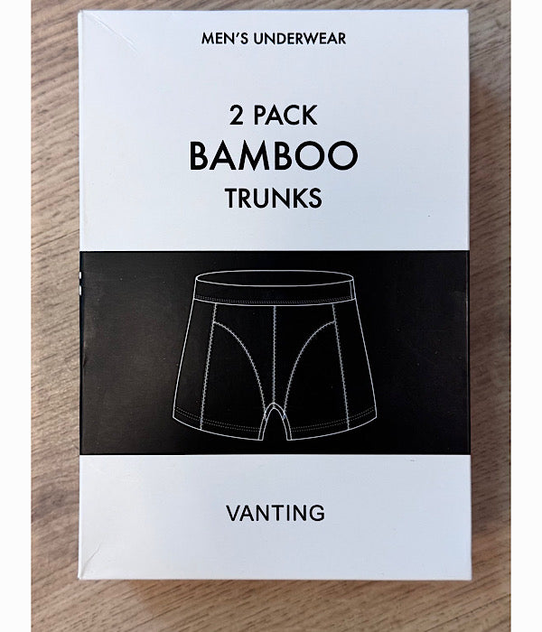 2 pak bambus boxershorts, sorte