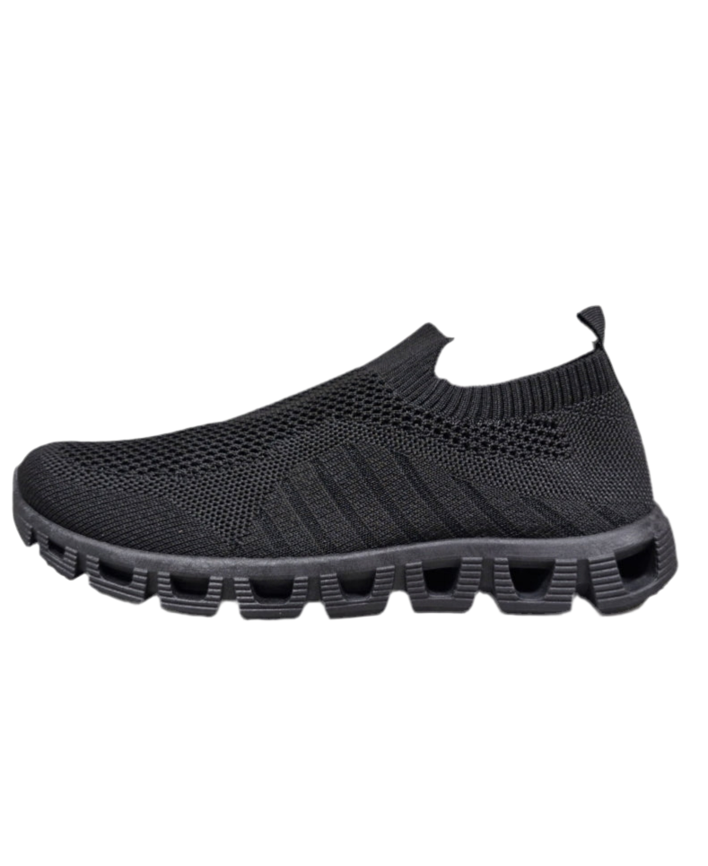 136 Sneakers ensfarvet, black