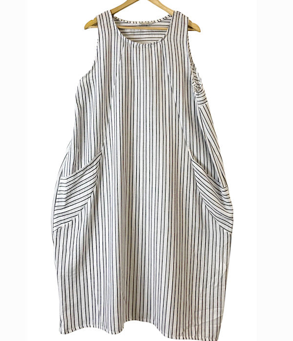 Ida kjole med striber