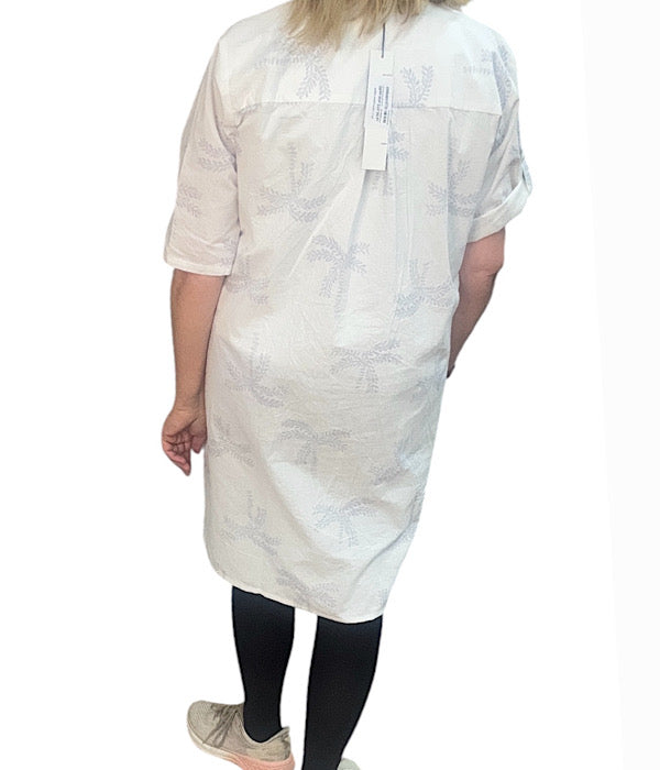 Majse tunika med palmeprint