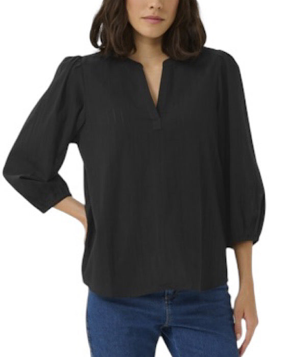 Kaffe jollia zia bluse i sort