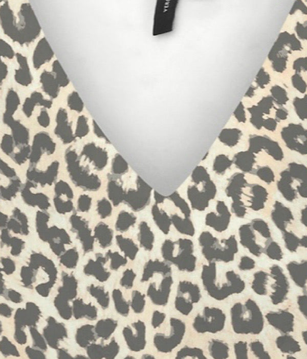 VMsmilla ss v-neck top, birch lova